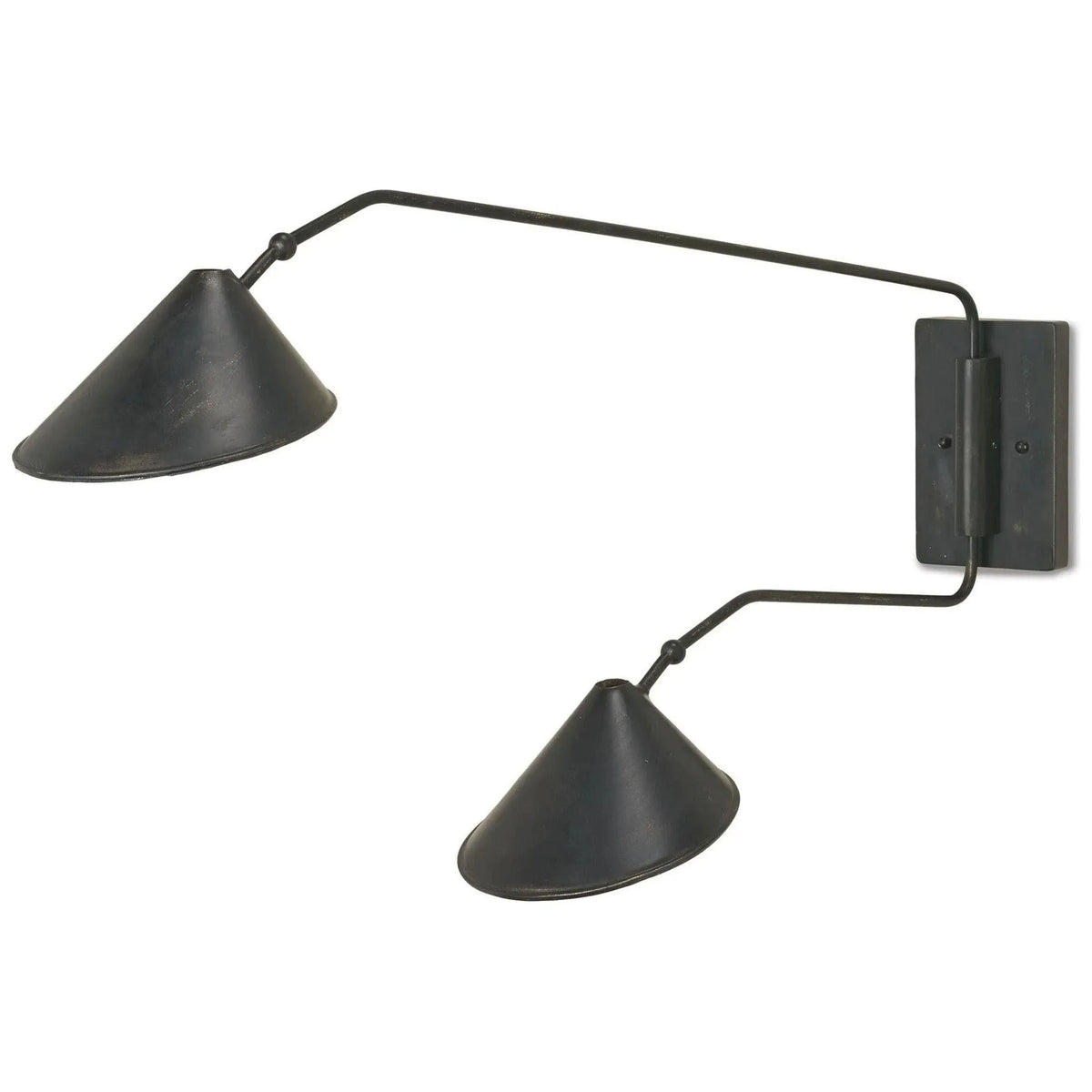 Currey and Company - Serpa Double Wall Sconce - 5172 | Montreal Lighting & Hardware