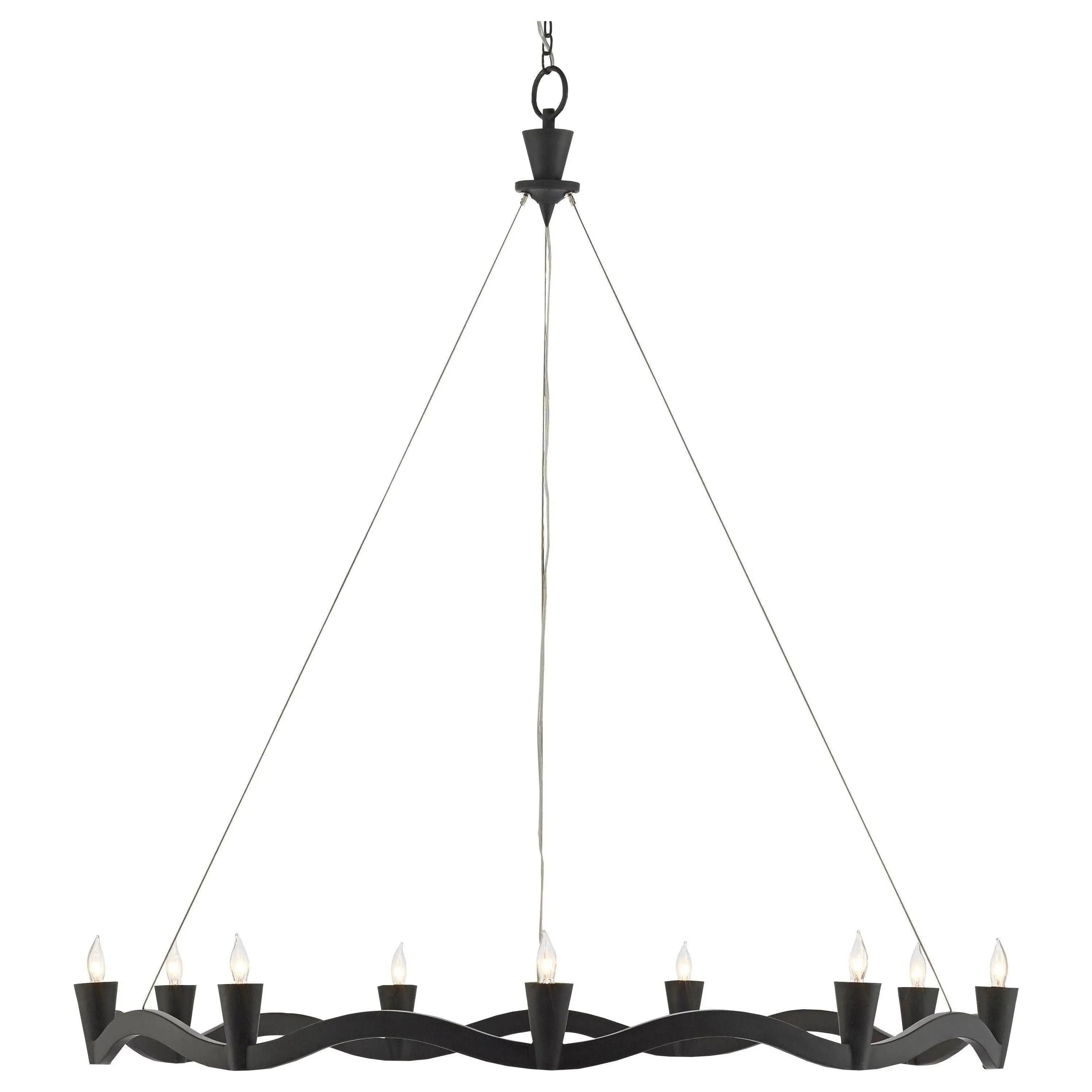 Currey and Company - Serpentina Chandelier - 9000-0461 | Montreal Lighting & Hardware