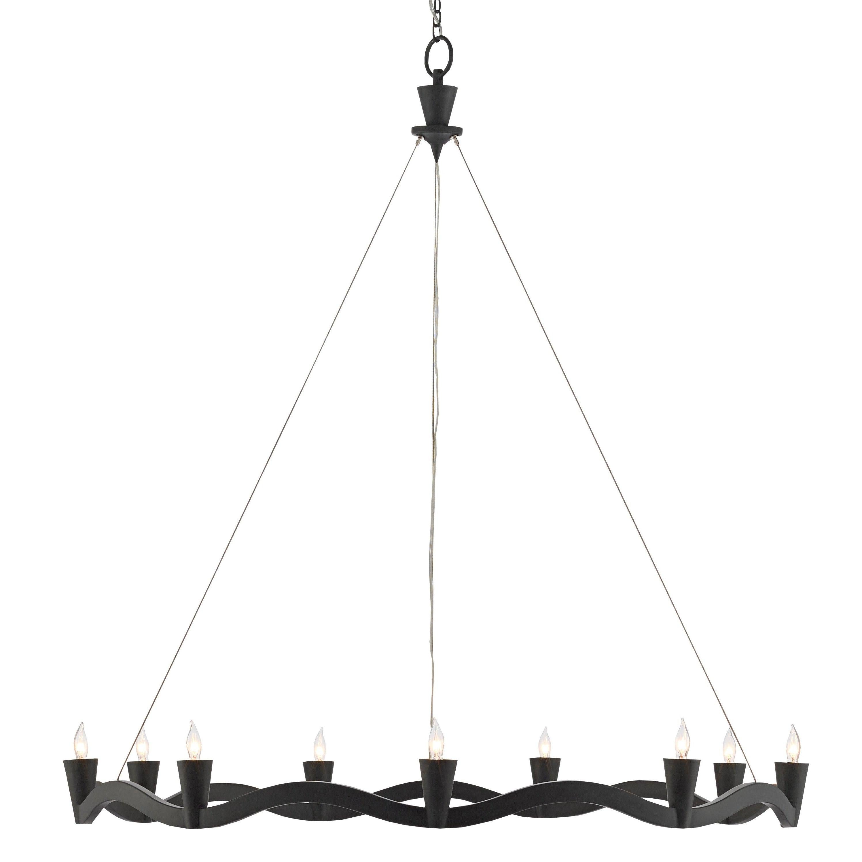 Currey and Company - Serpentina Chandelier - 9000-0461 | Montreal Lighting & Hardware