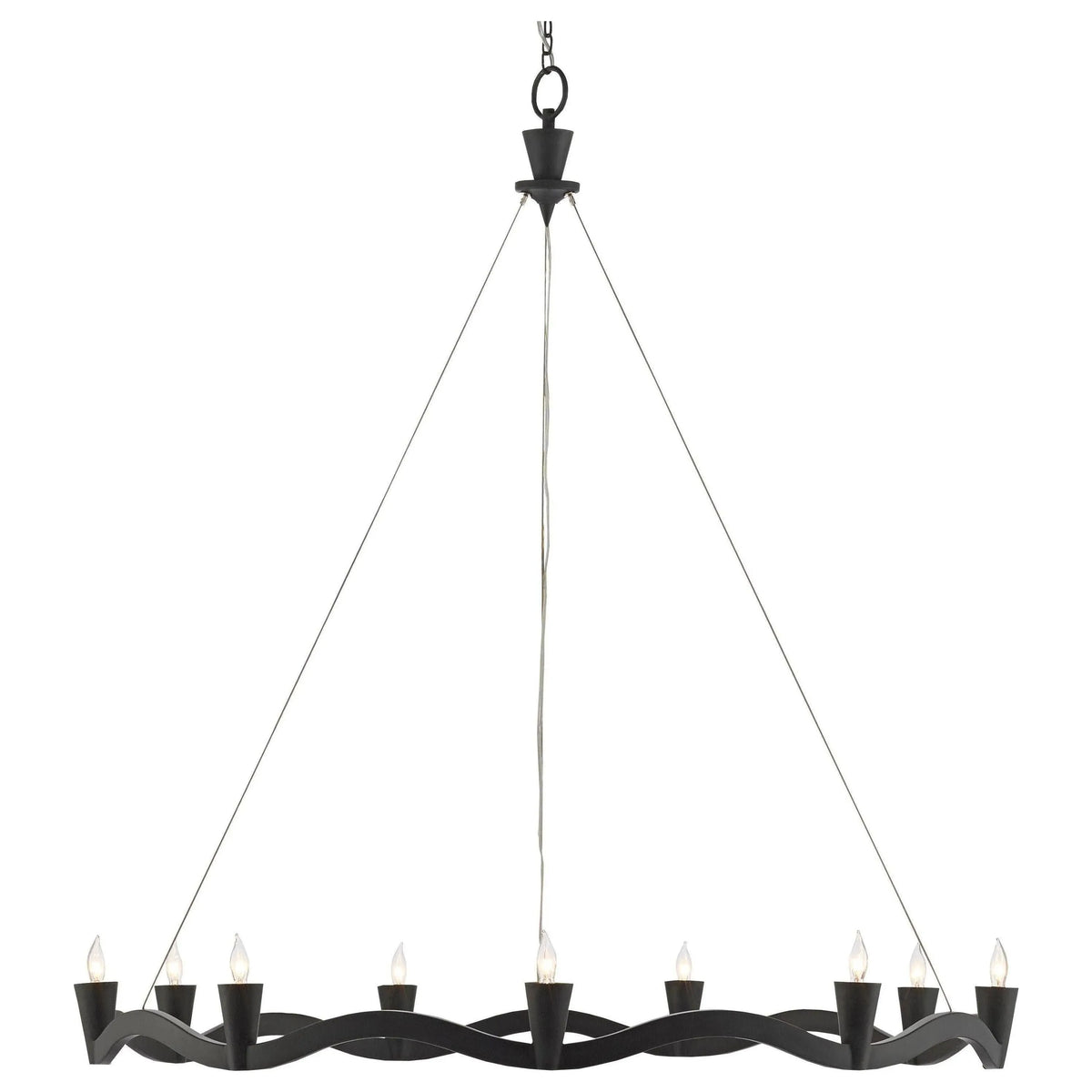 Currey and Company - Serpentina Chandelier - 9000-0461 | Montreal Lighting & Hardware