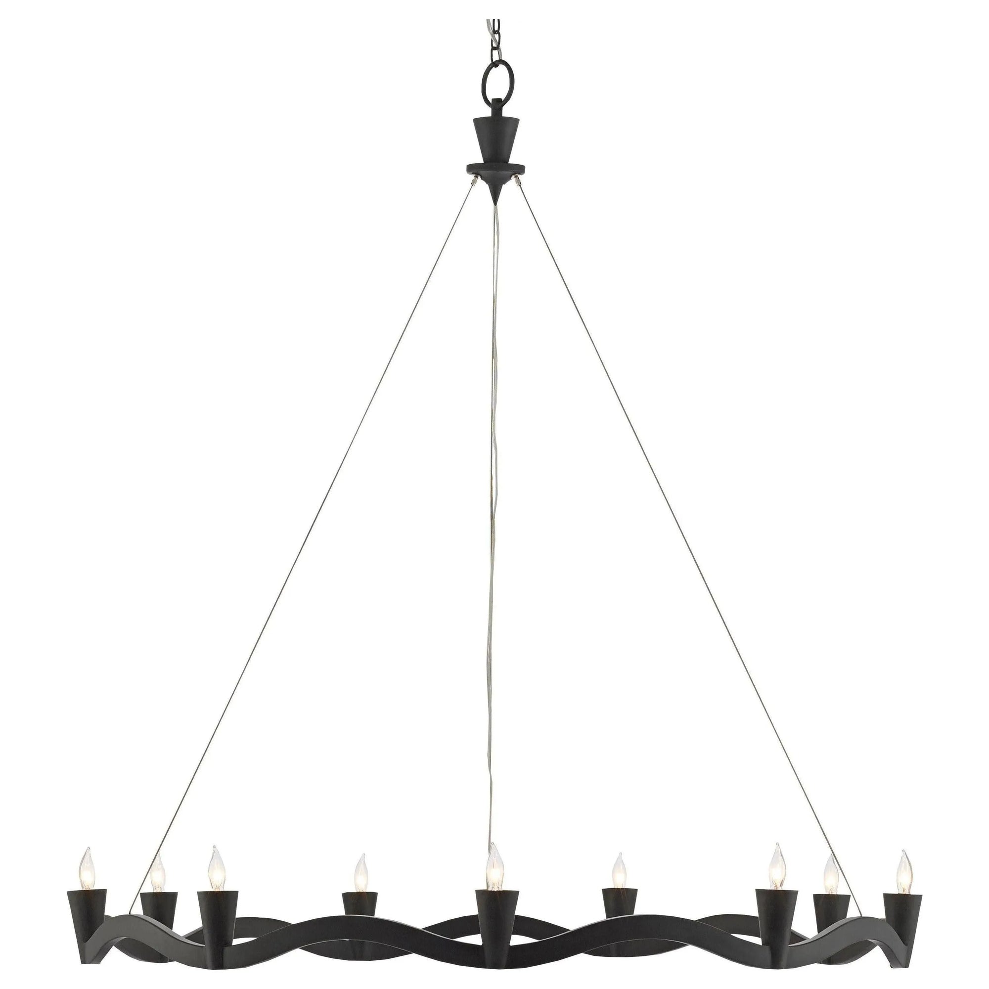 Currey and Company - Serpentina Chandelier - 9000-0461 | Montreal Lighting & Hardware