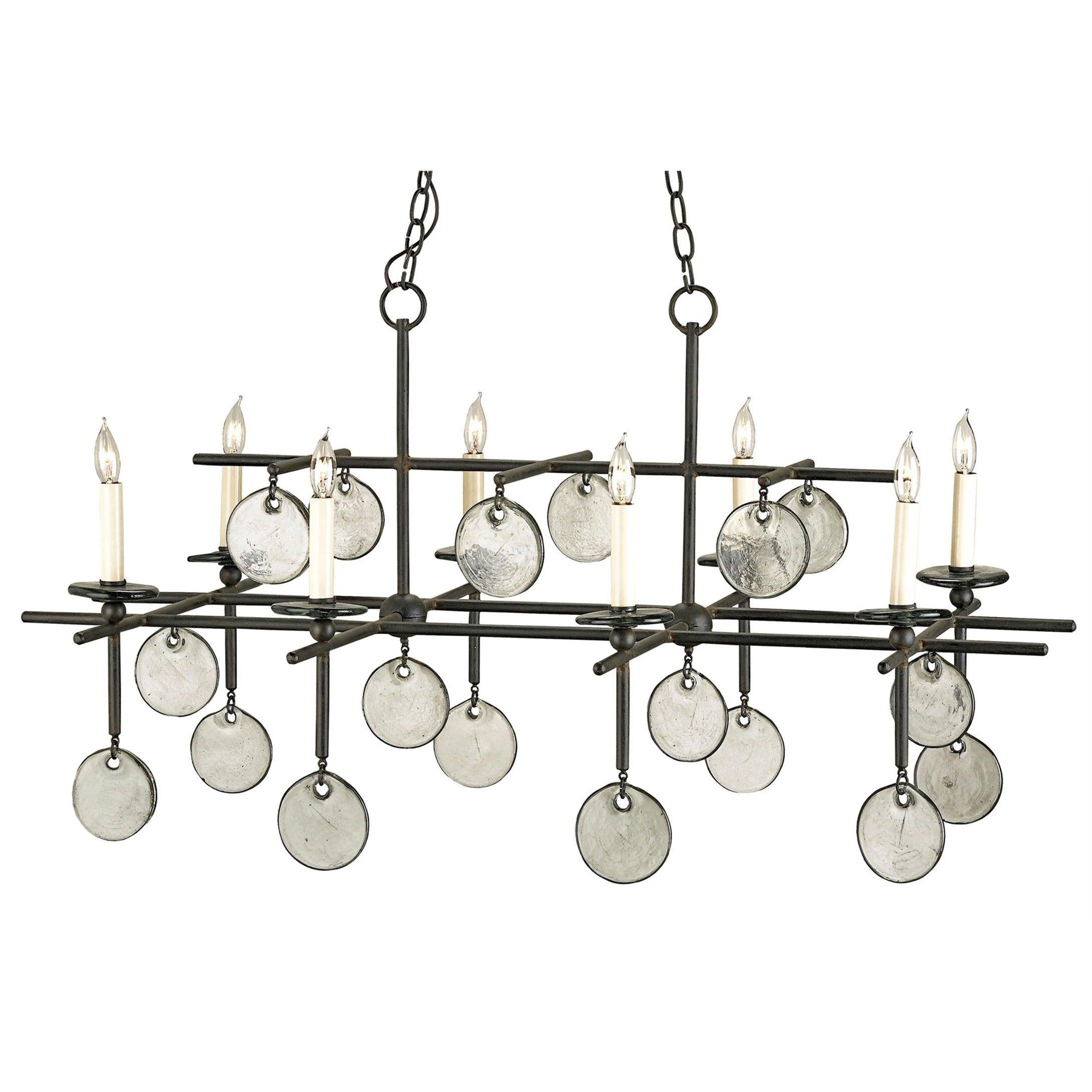 Currey and Company - Sethos Linear Chandelier - 9124 | Montreal Lighting & Hardware