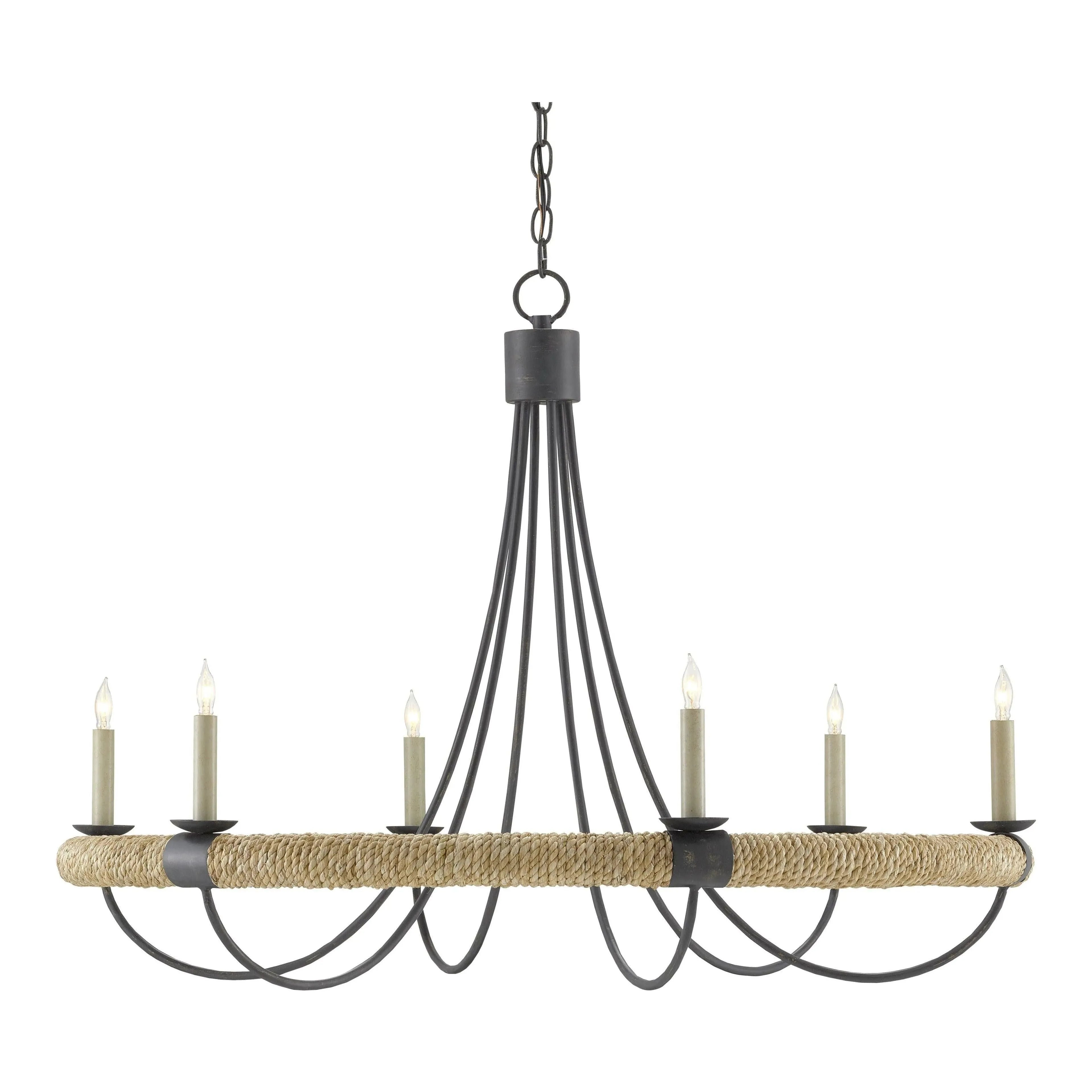 Currey and Company - Shipwright Chandelier - 9000-0754 | Montreal Lighting & Hardware