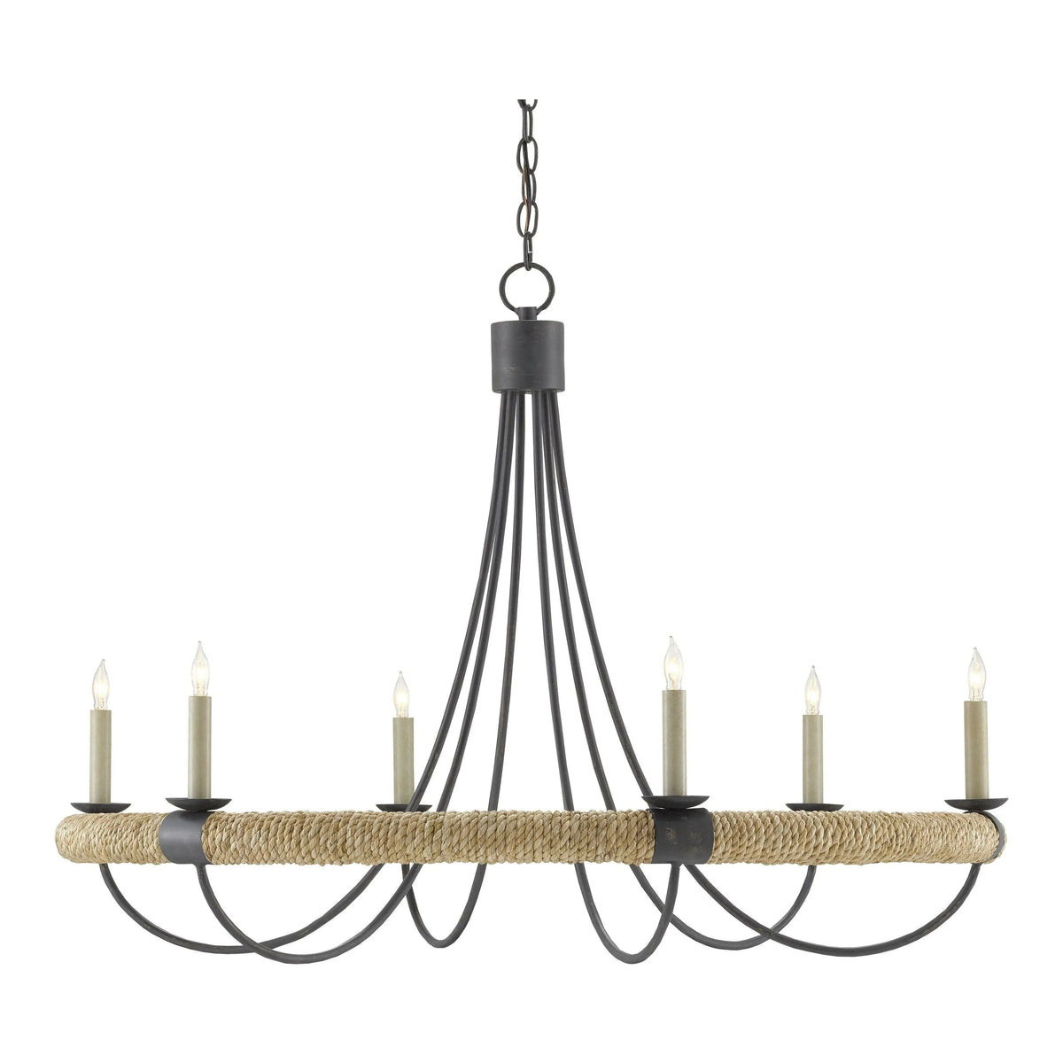 Currey and Company - Shipwright Chandelier - 9000-0754 | Montreal Lighting & Hardware