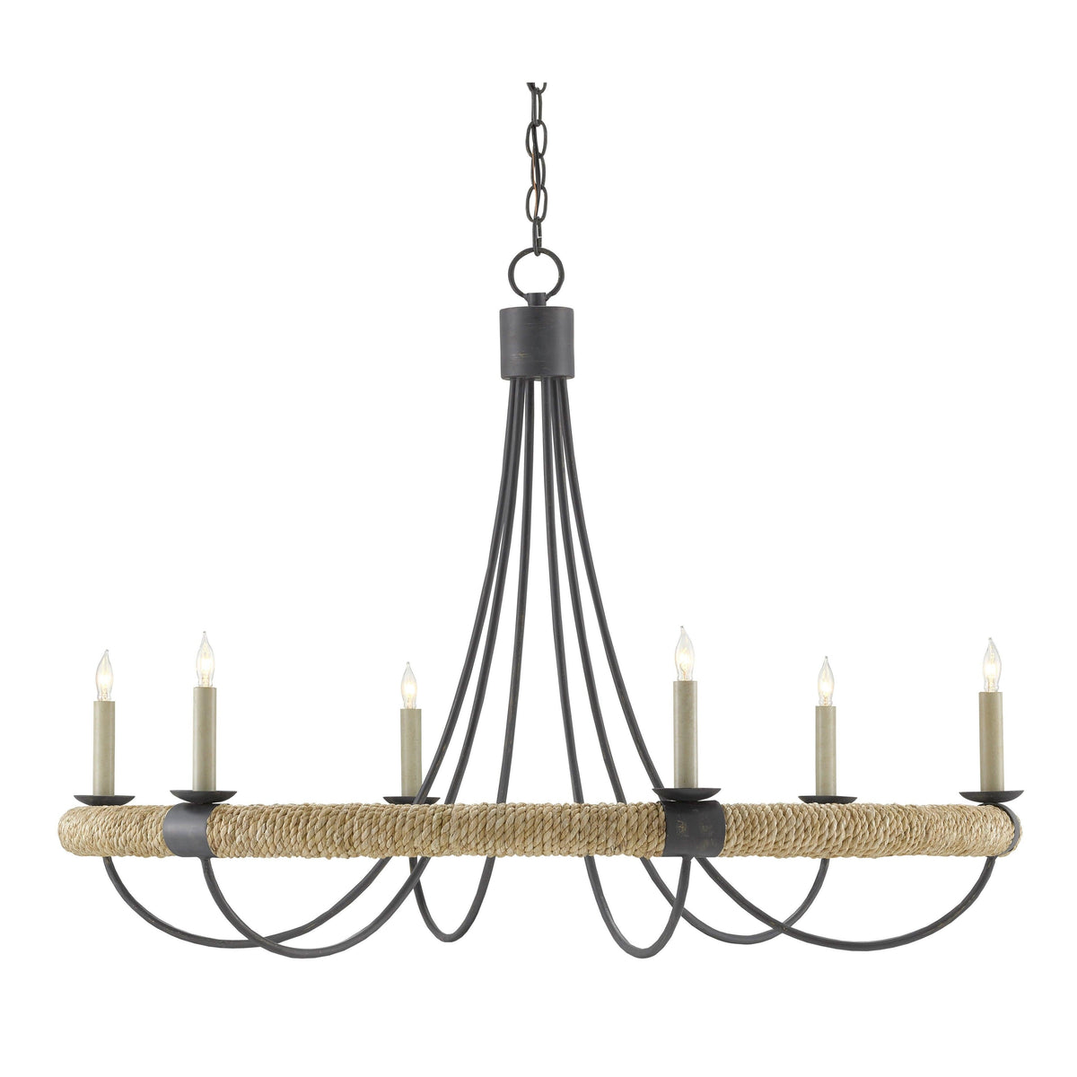 Currey and Company - Shipwright Chandelier - 9000-0754 | Montreal Lighting & Hardware