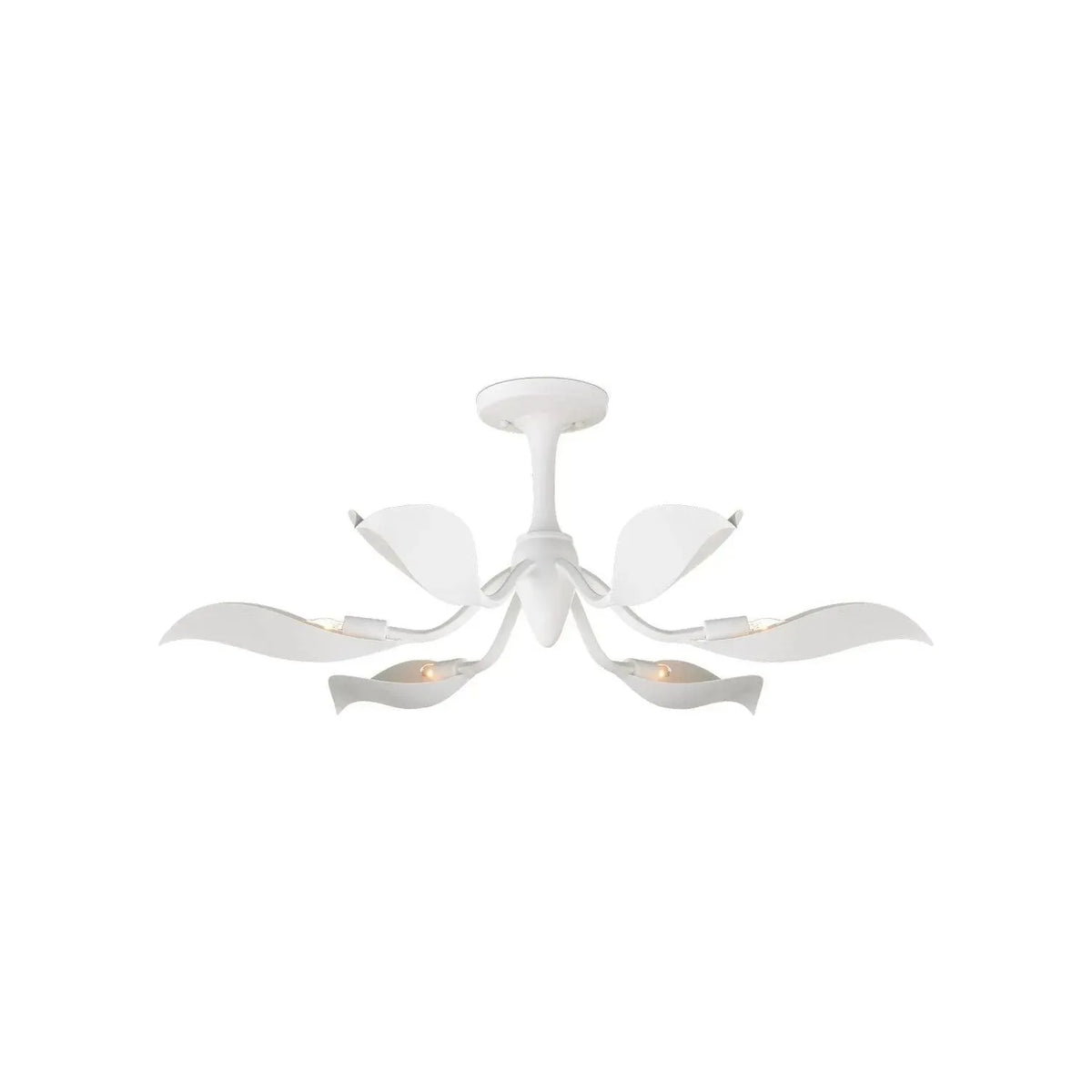 Currey and Company - Snowflower Semi-Flush Mount - 9000-1226 | Montreal Lighting & Hardware