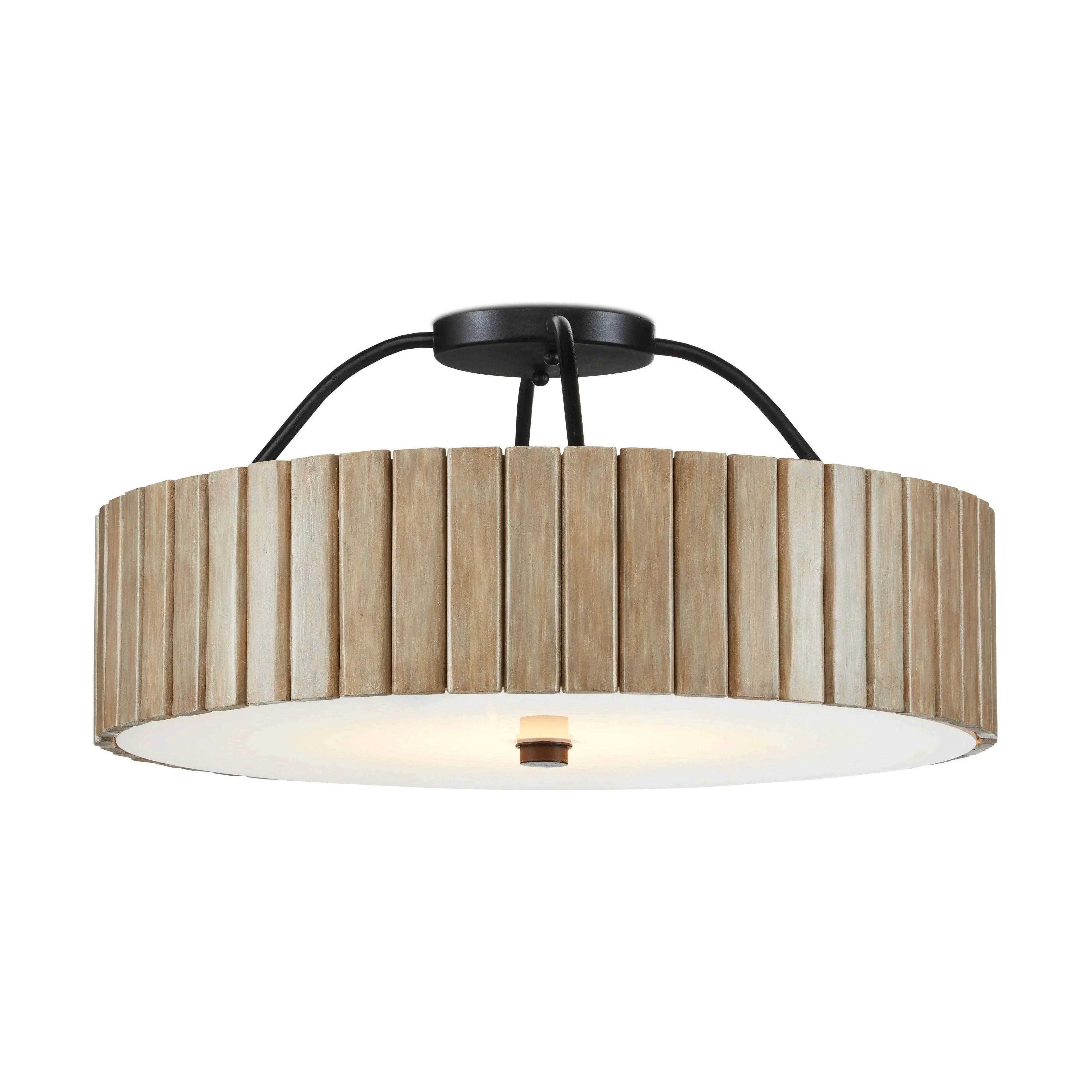 Currey and Company - Tetterby Semi-Flush Mount - 9999-0058 | Montreal Lighting & Hardware