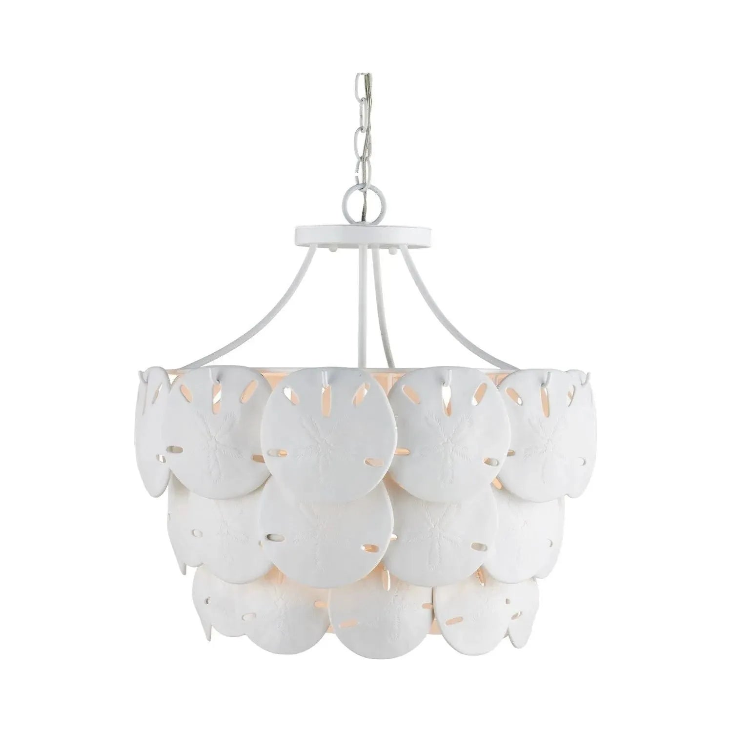 Currey and Company - 9000-1252 - Eight Light Chandelier - Tulum - White / Sugar White
