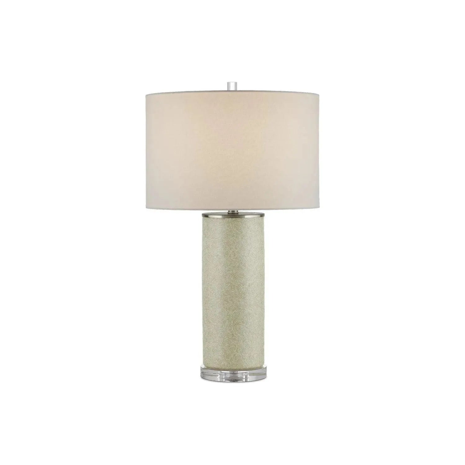 Currey and Company - Verdure Cylinder Table Lamp - 6000-0938 | Montreal Lighting & Hardware