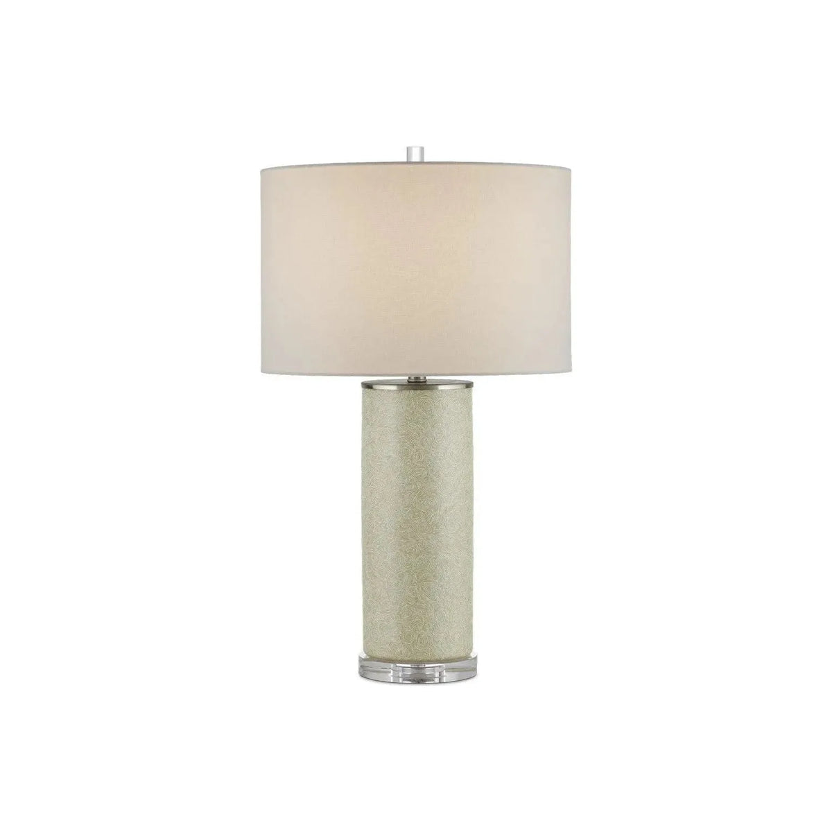 Currey and Company - Verdure Cylinder Table Lamp - 6000-0938 | Montreal Lighting & Hardware