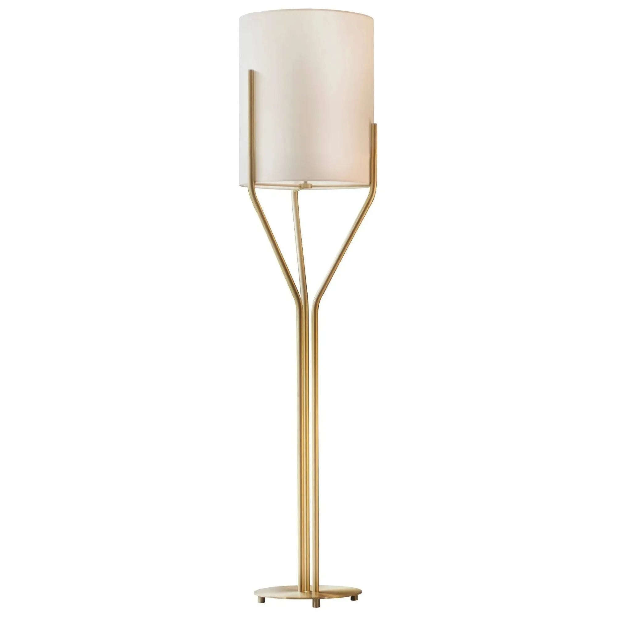 CVL Luminaires - Arborescence Small Shade Floor Lamp - ARBORES-FL-XXS-DP100-PB | Montreal Lighting & Hardware