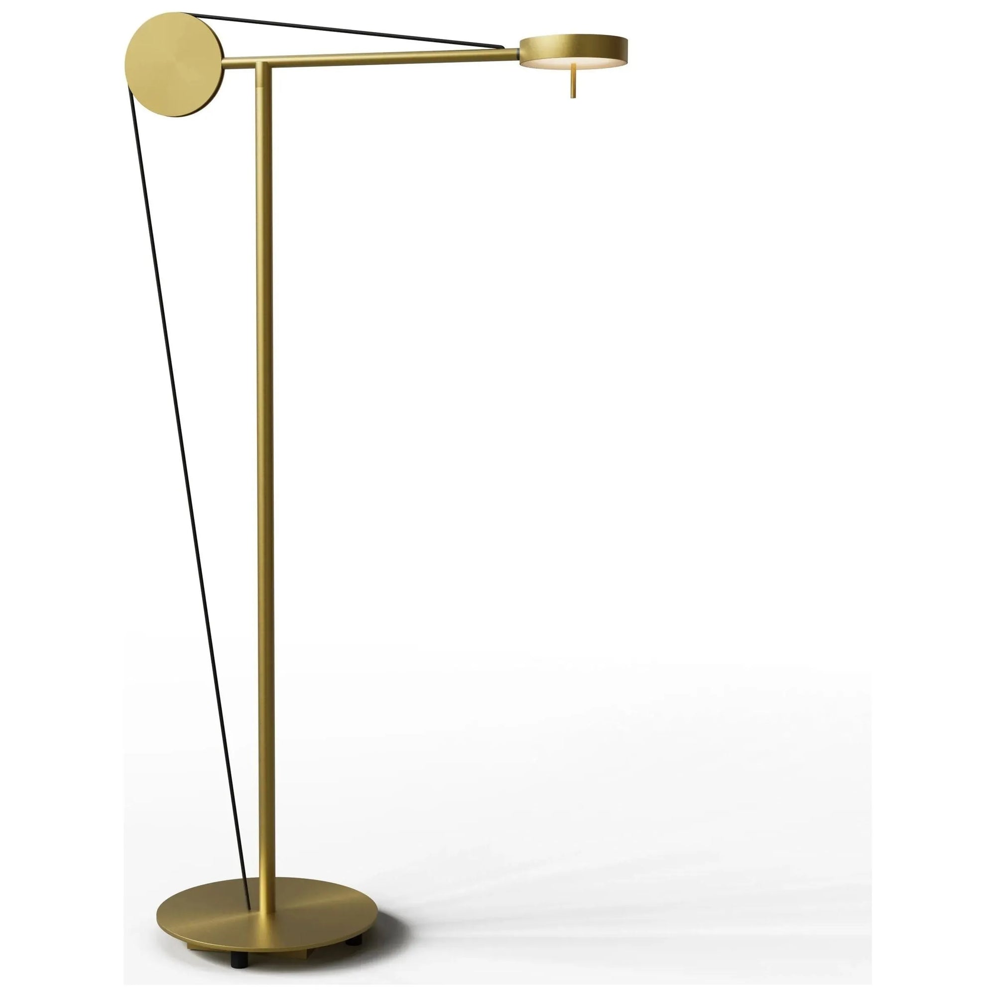 CVL Luminaires - Cercle et Trait Standing Reading Light - CERCLE&TRAIT-READING-SB | Montreal Lighting & Hardware