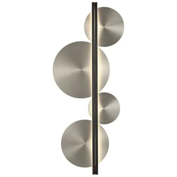 CVL Luminaires - Strate Moon Wall Sconce - STRATE-MOON-100-SG-SB | Montreal Lighting & Hardware
