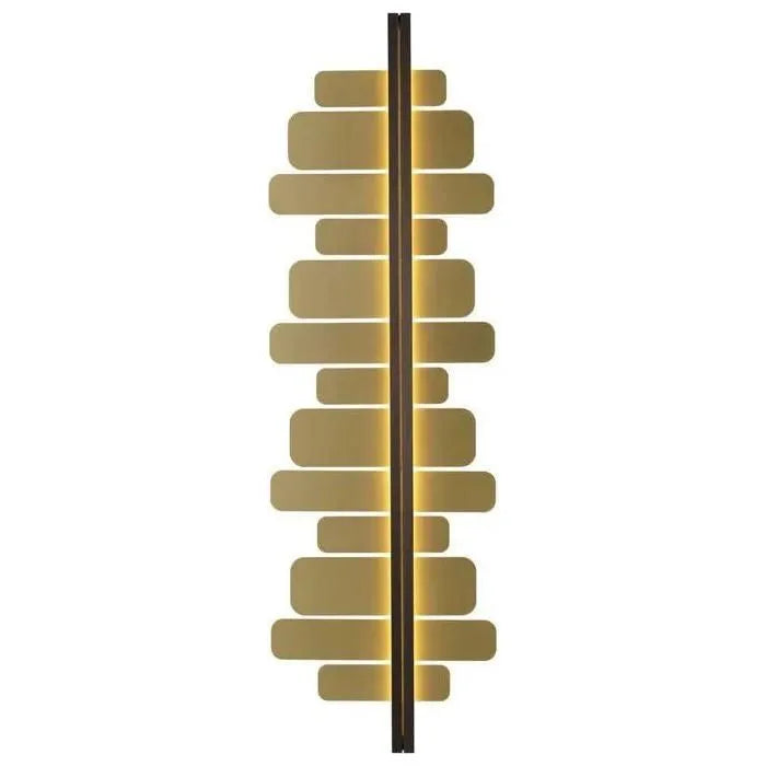 CVL Luminaires - Strate Score Wall Sconce - STRATE-SCORE-100-SG-SB | Montreal Lighting & Hardware