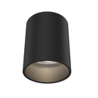 Cylindre LED Focus DALS Lighting CYL05-CC-BK Plafonnier en noir