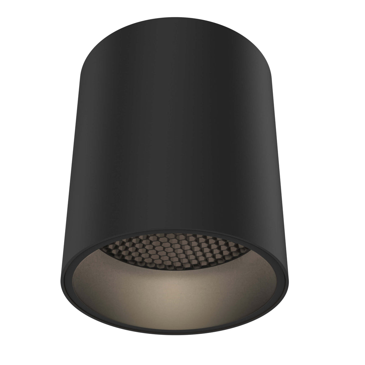 Cylindre LED Focus DALS Lighting CYL06CC-V-BK Plafonnier en noir