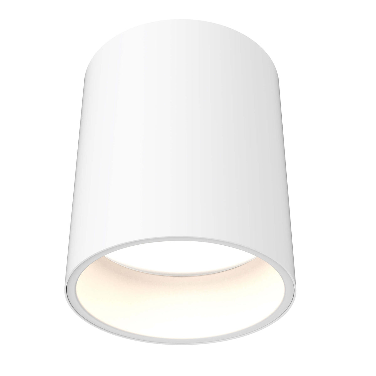 DALS Lighting CYL06-CC-V-WH Focus LED Cylinder Flush Mount in White