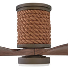 Luminaire encastré intelligent à DEL Hinkley Lighting 943160FMM-LDD Marin Ventilateur  en bronze mat métallisé