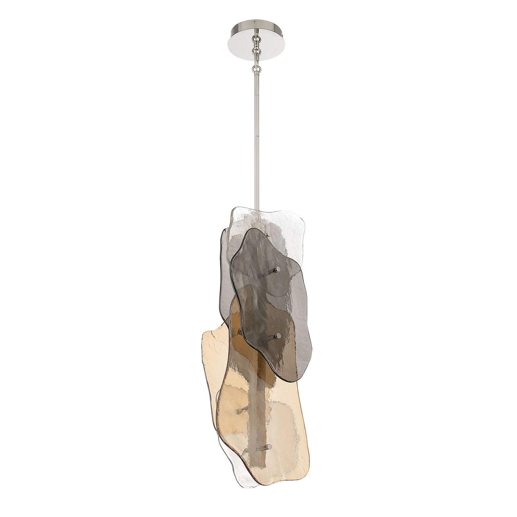 Europhase 50463-015 Grotto LED Suspension en nickel poli