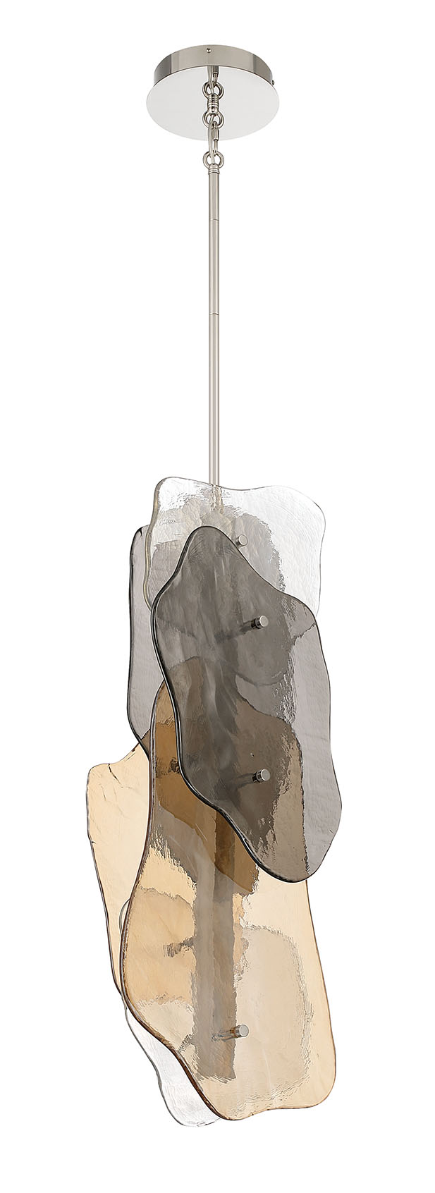 Europhase 50463-015 Grotto LED Suspension en nickel poli