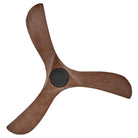 Luminaire intelligent à DEL Hinkley Lighting 903856FWB-LDD Swell Ventilateur  Noir mat / Noyer