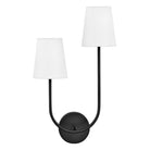 Applique double Lark 84260BK Cora en noir