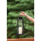 Lanterne décorative Hugh Lark 82312BK 82312 en noir