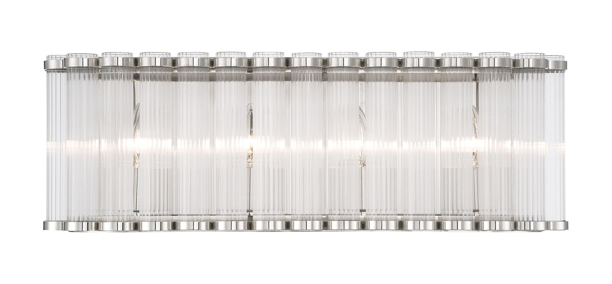 Eurofase 50042-029 Glasbury Vanity in Polished Nickel