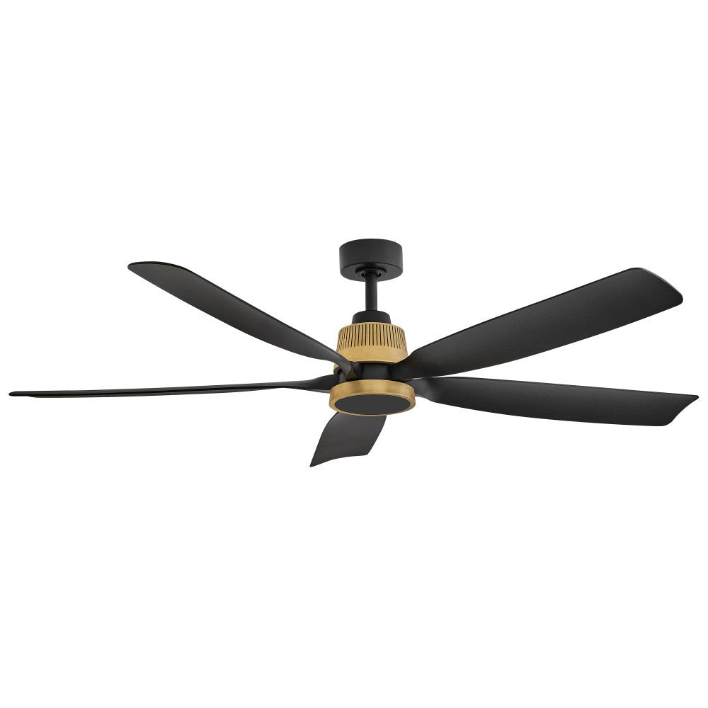 Éclairage intelligent LED Bodin 906564FHB-LDD de Hinkley Lighting Ventilateur  en laiton Heritage