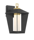Eurofase 50047-017 Andson LED Outdoor Wall Sconce in Brass-Sand Black Mix