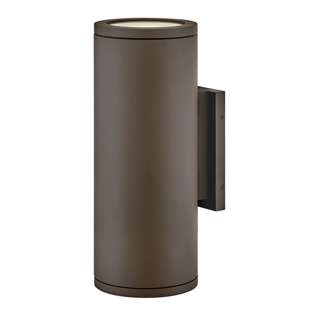 Hinkley Lighting 13595AZ-LL Silo LED Up/Down Wall Mount Lantern in Architectural Bronze
