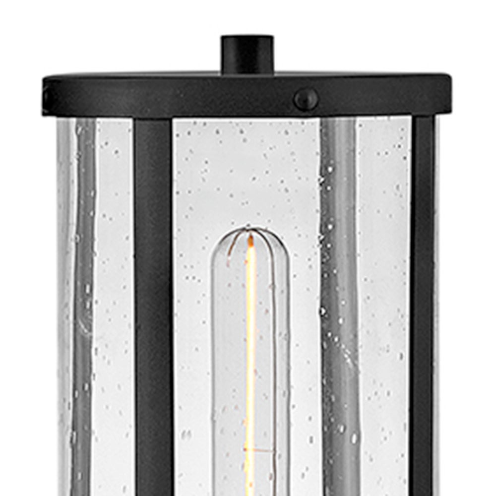 Lark 82051BK Alfie Post Mount Lantern in Black