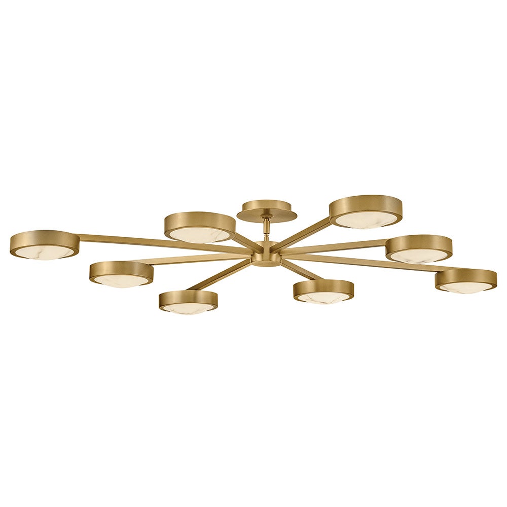 Fredrick Ramond FR31014LCB Cava LED Profil bas Suspendu/Semi-affleurant en laiton laqué