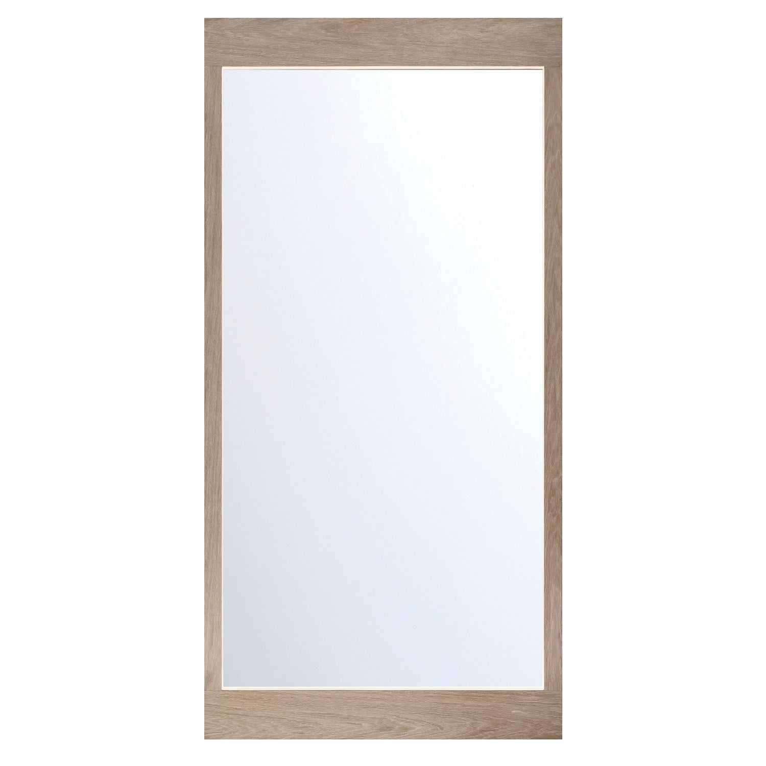 Eurofase 48507-025 Mogano LED Wood Mirror in White Oak