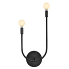 Applique double Lark 84260BK Cora en noir
