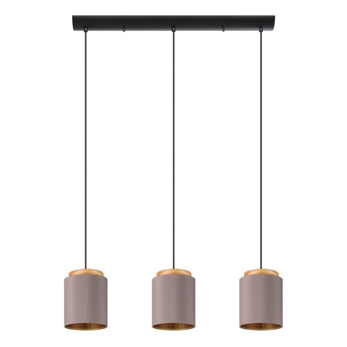Eglo Canada - 99446A - Three Light Linear Pendant - Albariza - Black