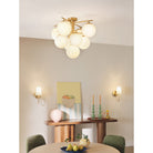 Applique murale festonnée Lark 84380LCB Bliss en laiton laqué
