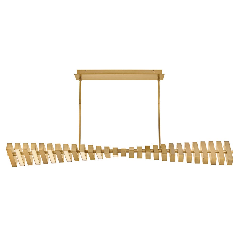 Fredrick Ramond FR42456LCB Stitch LED Linéaire Suspendu FR42456 en laiton laqué