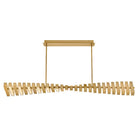 Fredrick Ramond FR42456LCB Stitch LED Linéaire Suspendu FR42456 en laiton laqué