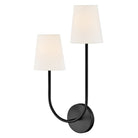 Applique double Lark 84260BK Cora en noir