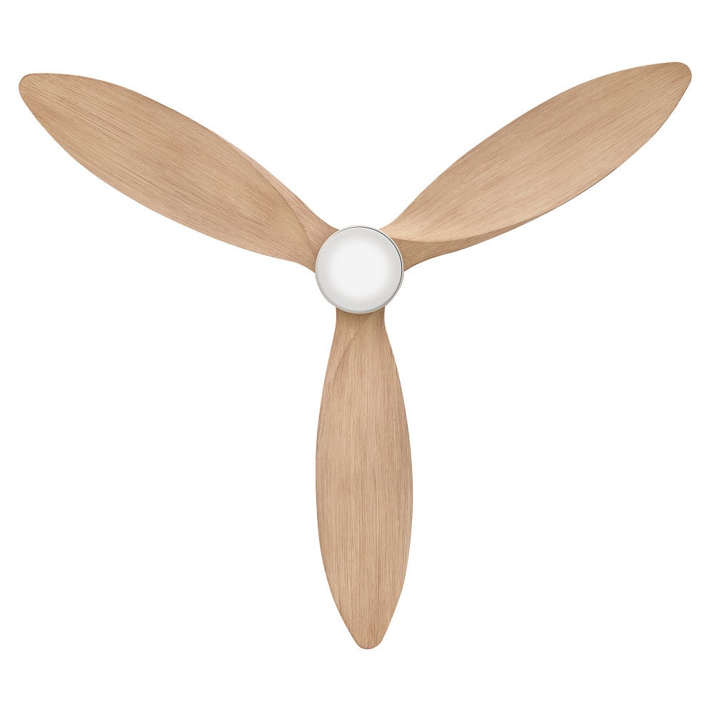 Luminaire encastré intelligent à DEL Hinkley Lighting 943160FMN-LDD Marin Ventilateur  en blanc mat