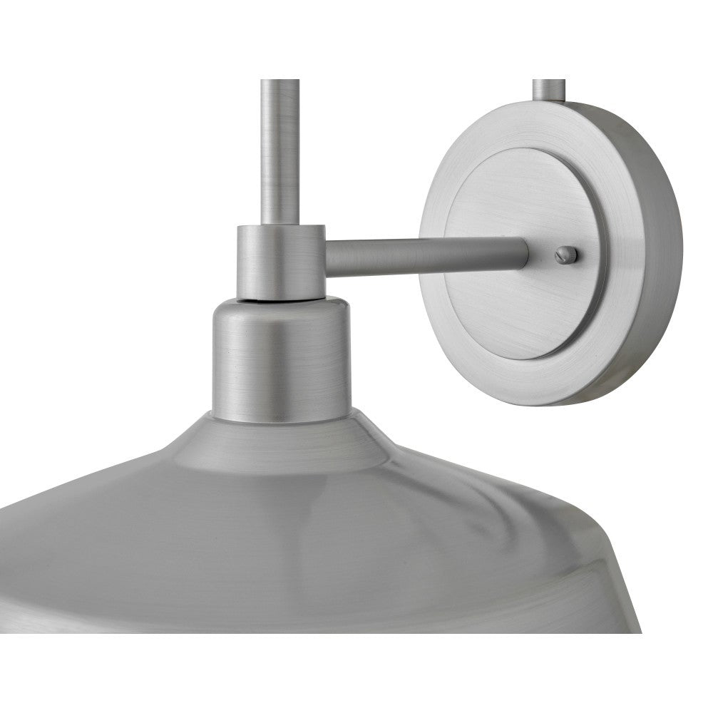 Applique murale Hinkley Lighting 12075AL Forge, finition aluminium brossé antique