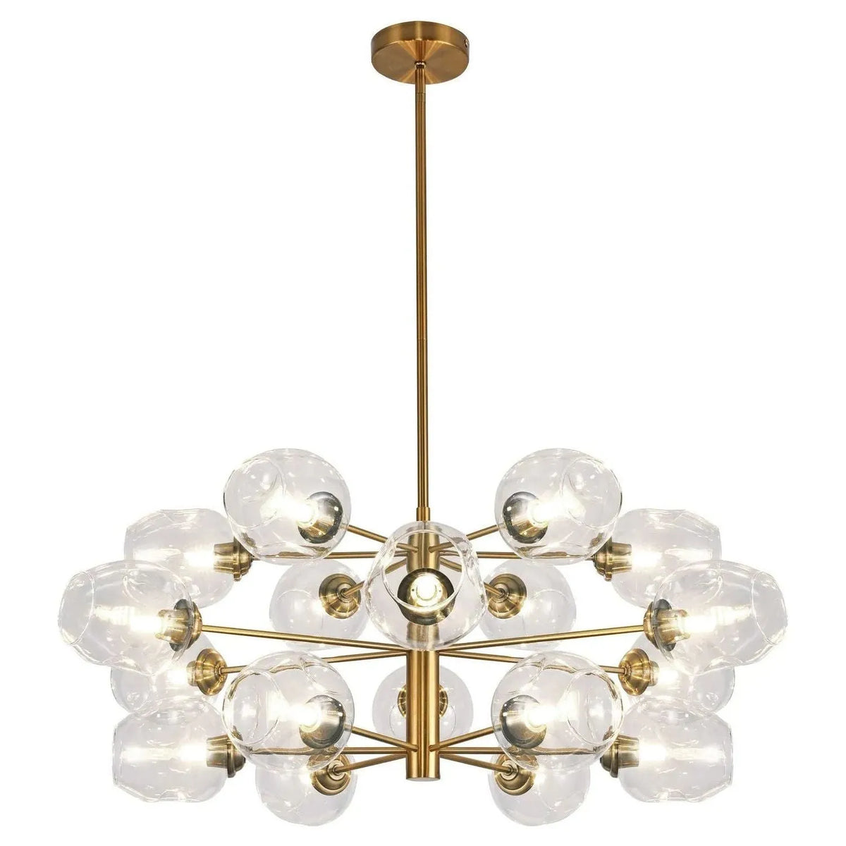 Dainolite - Abii Chandelier - ABI-3318C-VB-CLR | Montreal Lighting & Hardware