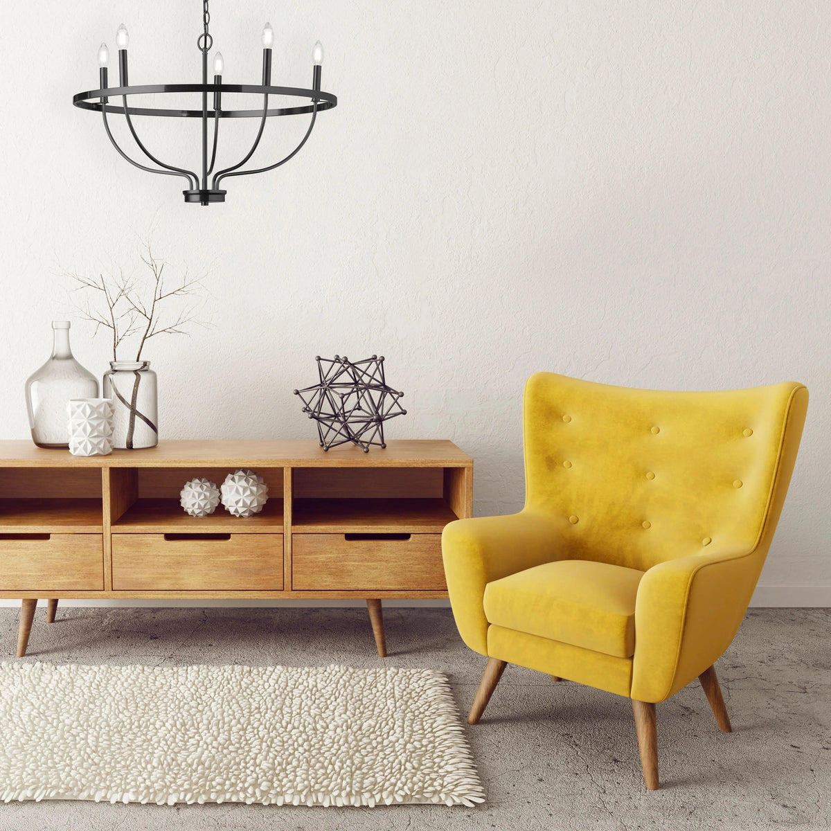 Dainolite - Cesar Chandelier - CSR-295C-AGB | Montreal Lighting & Hardware