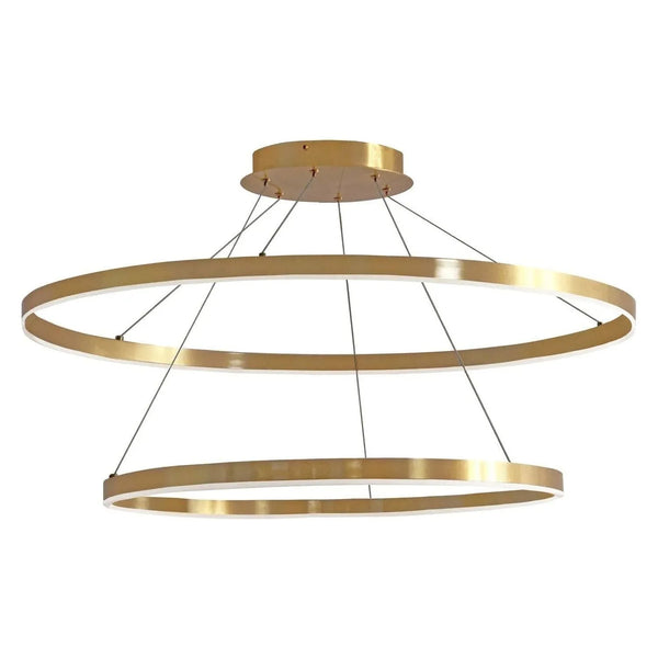 Circulo LED 2 Tier Chandelier
