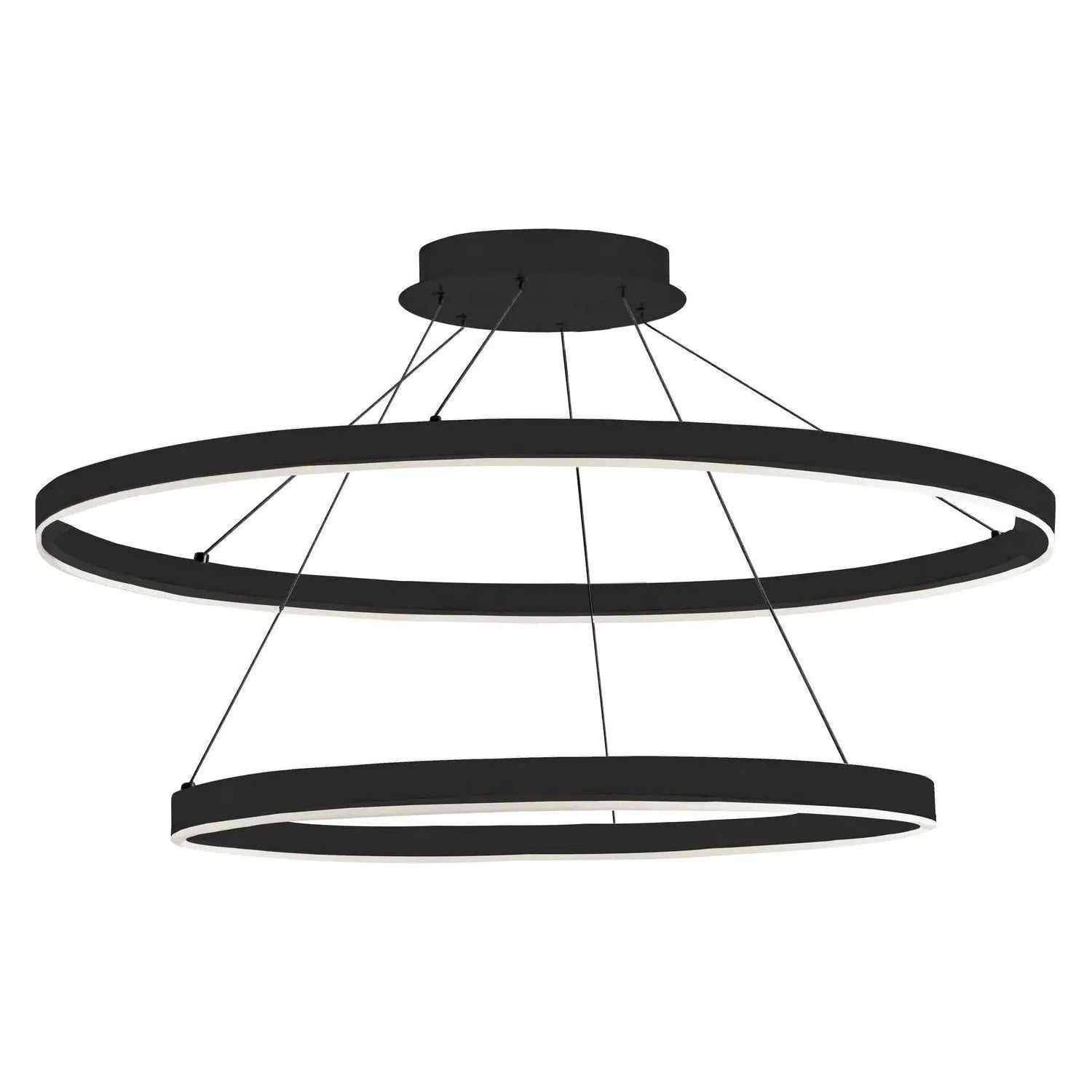 Dainolite - Circulo LED 2 Tier Chandelier - CIR-3397C-AGB | Montreal Lighting & Hardware