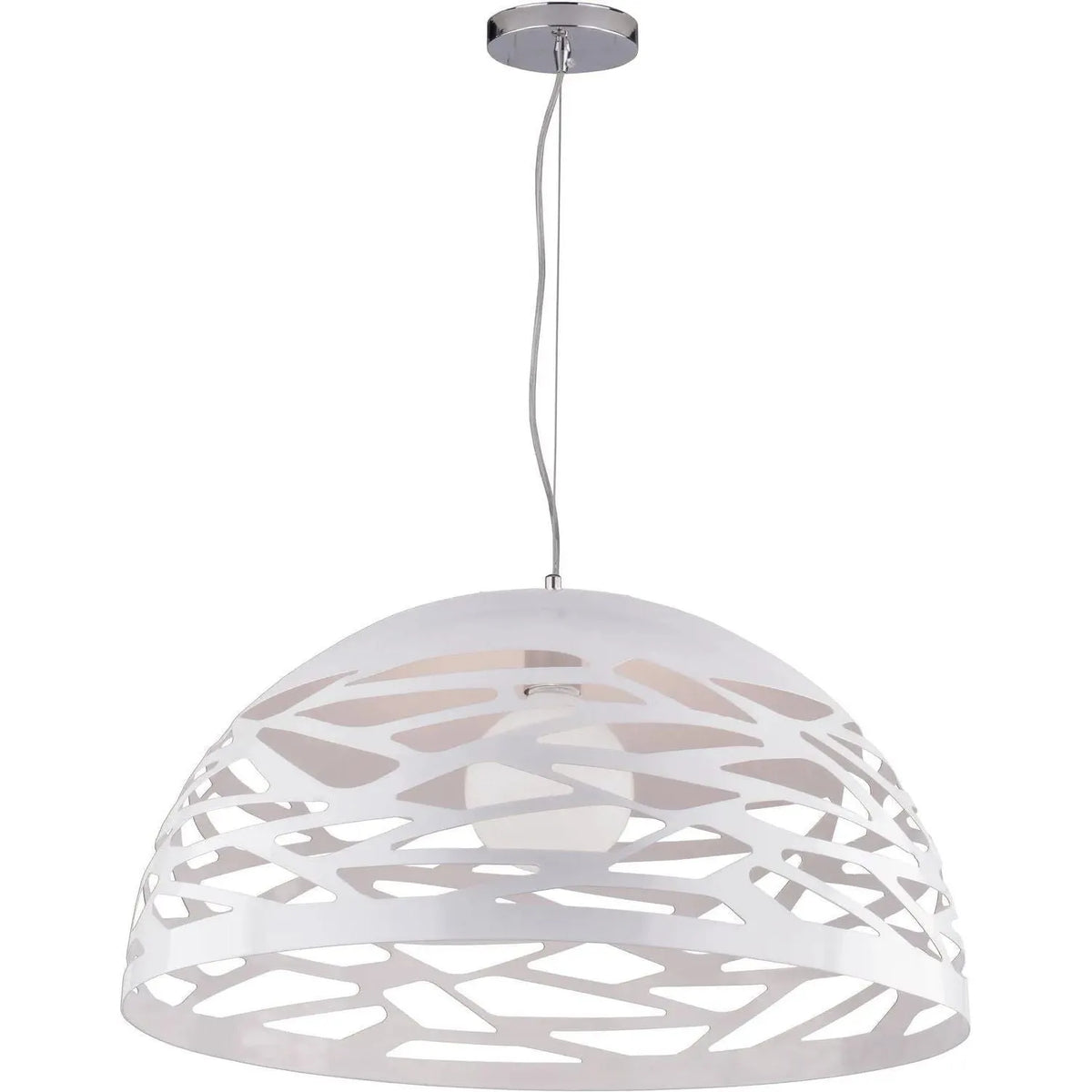 Dainolite - Coral Pendant - COR-201P-WH | Montreal Lighting & Hardware