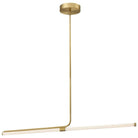 Dainolite - Corvette LED Pendant - CVT-4824LEDHP-AGB | Montreal Lighting & Hardware