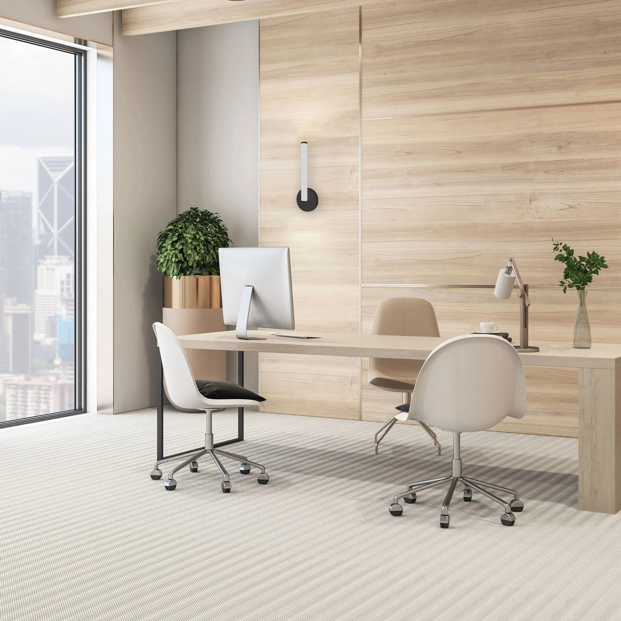 Dainolite - Corvette Vertical LED Wall Sconce - CVT-148LEDW-AGB | Montreal Lighting & Hardware