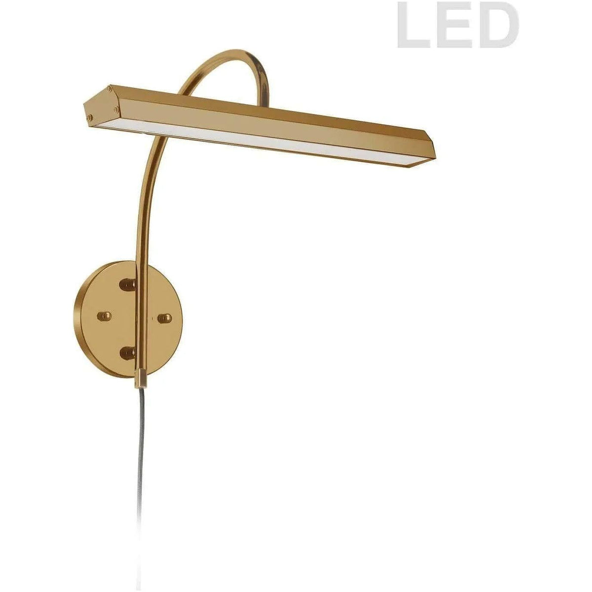 Dainolite - Display/Exhibit LED Picture Light - PIC120-16LED-AGB | Montreal Lighting & Hardware
